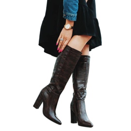 Hnědé boty na postu Phoebo hnědý černý