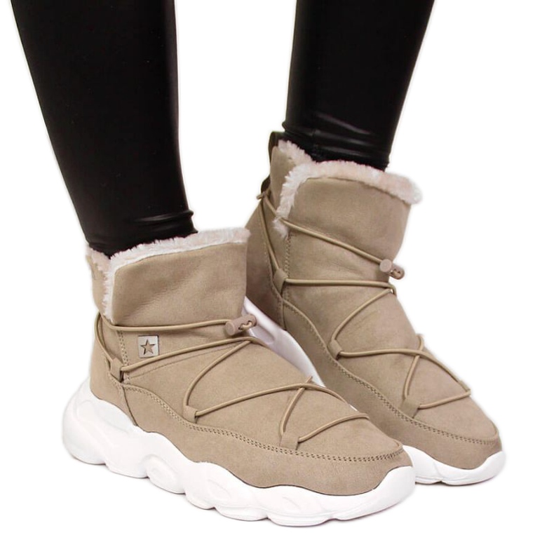 Sněhule Big Star W II274263 béžová béžový Sněhule Big Star W II274263 béžová béžový