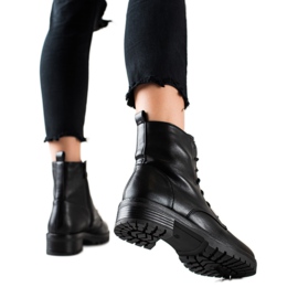 W. Potocki Šněrovací boty s izolací Potocki černá