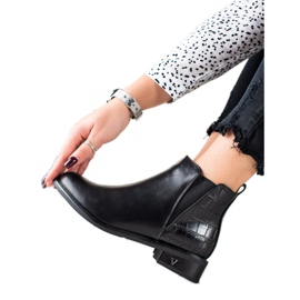 W. Potocki Klasické černé boty Potocki černý