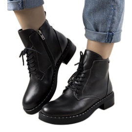 Grafitové dámské kozačky Cross Jeans Marilina vícebarevný