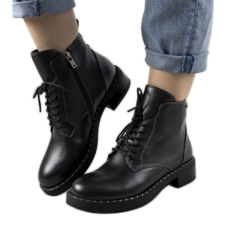 Grafitové dámské kozačky Cross Jeans Marilina vícebarevný