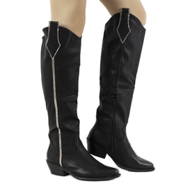 Černé boty na sloupku Garay černý