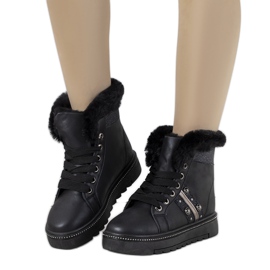 Černé zimní tenisky Bernal černý