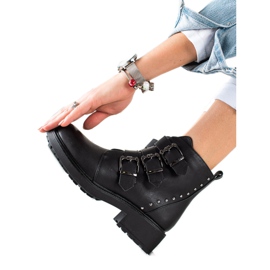 Anesia Paris Pracovníci se sponami černá Anesia Paris Pracovníci se sponami černá