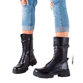 Klasické boty Sergio Leone černý