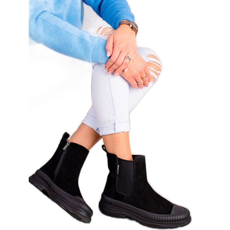 Dámské kozačky Big Star II274354 černá