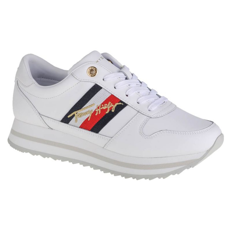 Tommy Hilfiger Signature Runner Sneaker W FW0FW05218-YBR bílý