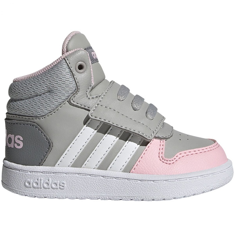 Boty Adidas Hoops Mid 2.0 I Jr GZ7779 bílý