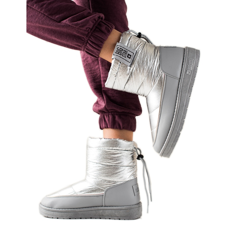 Dámské sněhule Big Star II274118 stříbrný šedá Dámské sněhule Big Star II274118 stříbrný šedá