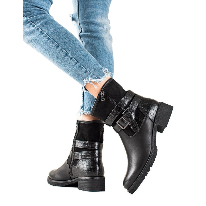 Super Mode Black Classic Workers Se Sponou černá