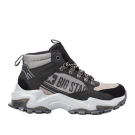 Maclovio pánské černo-šedé tenisky Big Star černý šedá