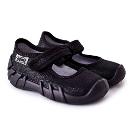 BEFADO S.A. Pantofle Inblu Shiny 109P227 Black Ballerina černý
