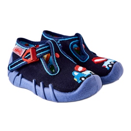 BEFADO S.A. Pantofle Inblu míchačka na beton 110P385 Navy Shoes námořnická modř