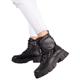 Best Shoes Prošívané lapače s kapsou černý