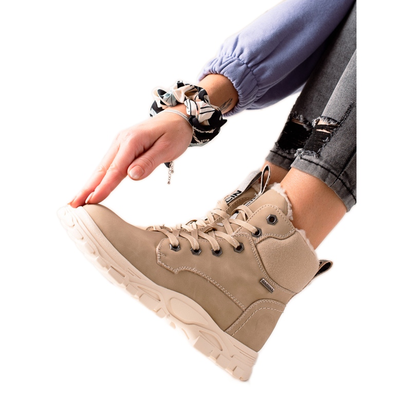 Goodin Sportovní Béžové Trappery béžový