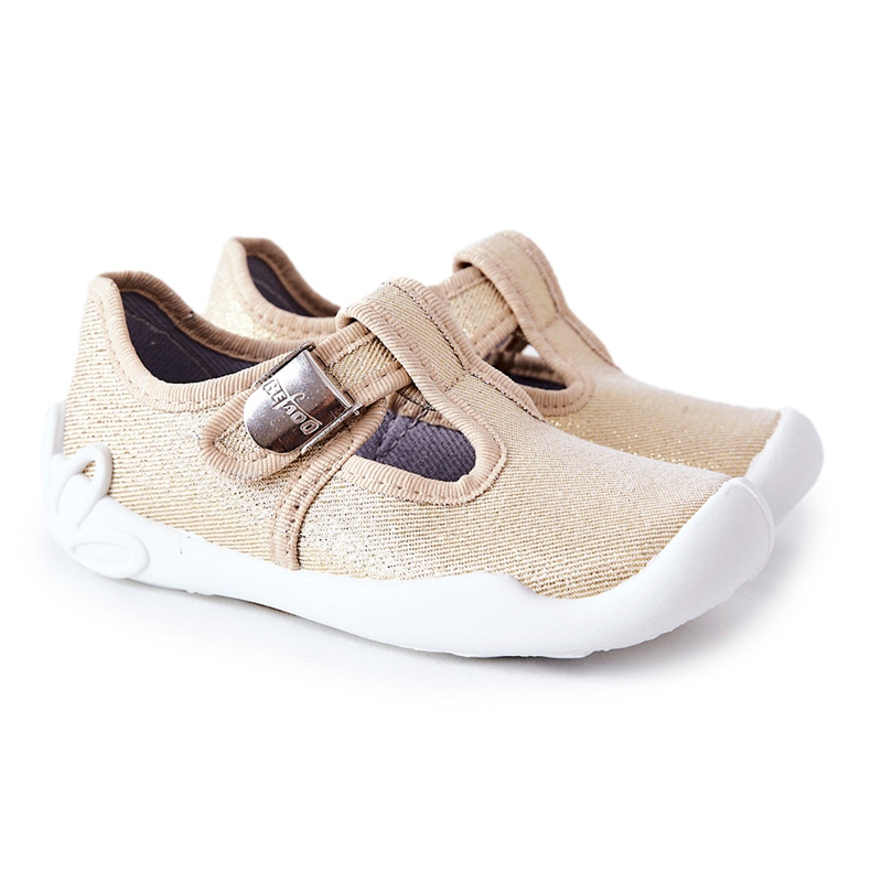 BEFADO S.A. Balerína Pantofle Befado Shiny 115X003 Zlatá zlatý