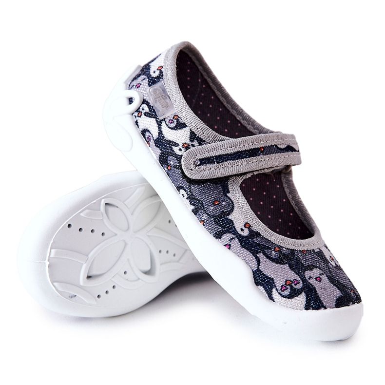 BEFADO S.A. Pantofle baleríny Befado Penguins 114X463 Black černá