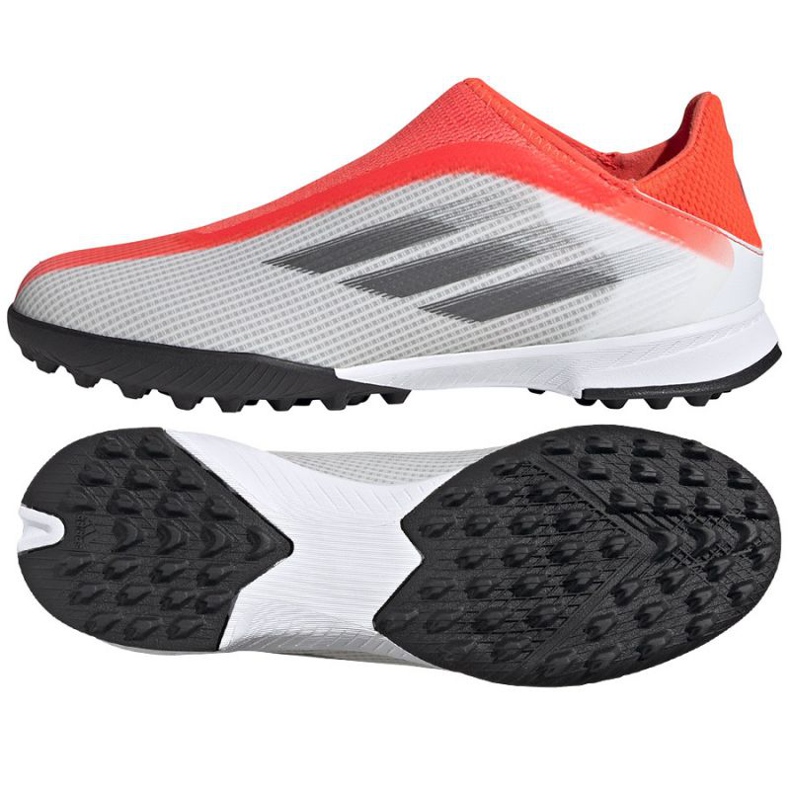 Kopačky Adidas X Speedflow.3 Ll Tf Jr FY3254 vícebarevný pomeranče a červené Kopačky Adidas X Speedflow.3 Ll Tf Jr FY3254 vícebarevný pomeranče a červené