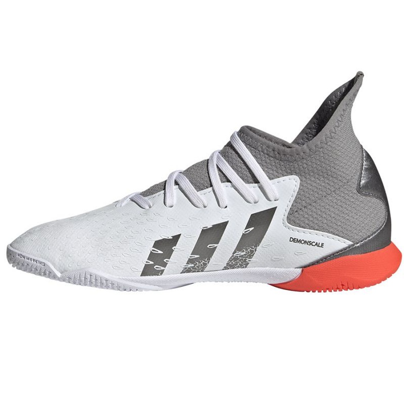 Adidas Predator Freak.3 V kopačkách Jr FY6286 šedá, bílá bílý