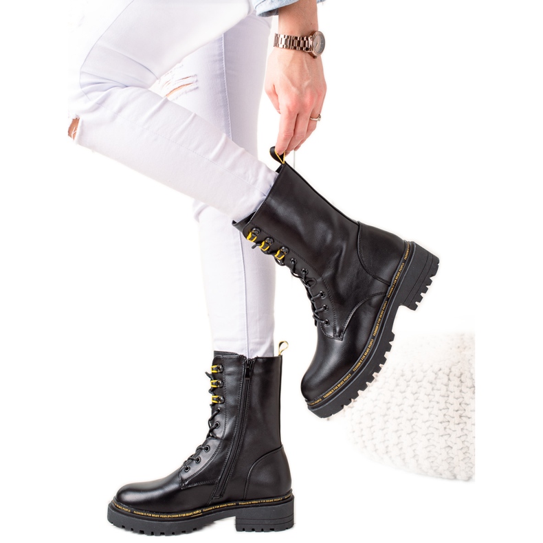 W. Potocki Potocki černé rukavice černá W. Potocki Potocki černé rukavice černá