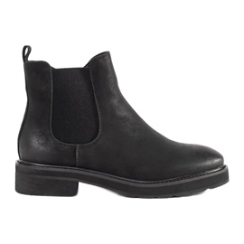 Klasické černé boty od Sergio Leone černý