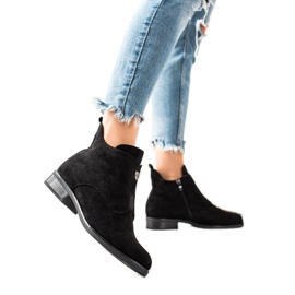 Camo Teplé kozačky na zip černá Camo Teplé kozačky na zip černá