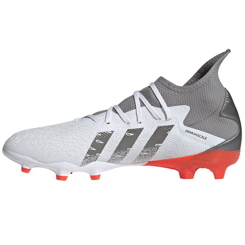 Kopačky Adidas Predator Freak.3 Fg M FY6276 šedá, bílá bílý