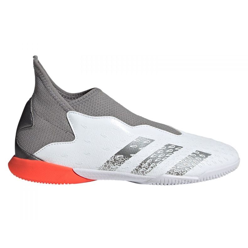 Kopačky Adidas Predator Freak.3 Ll In Jr FY7867 šedá, bílá bílý
