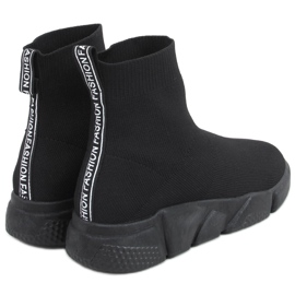 Ponožkové tenisky Cento Black černá