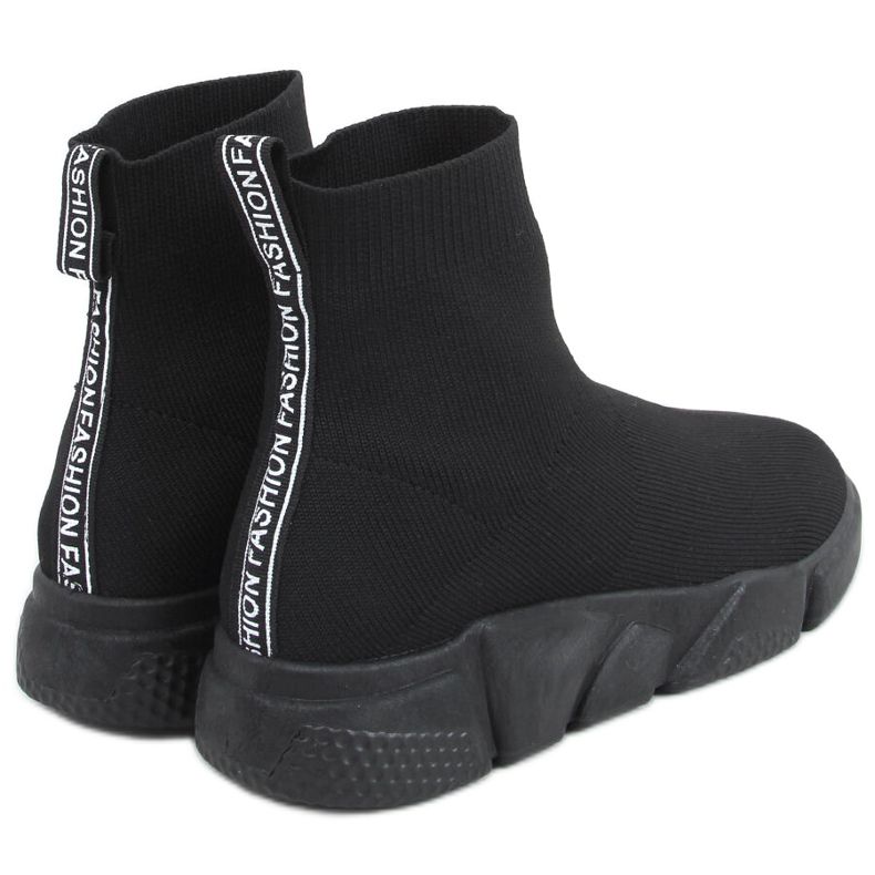 Ponožkové tenisky Cento Black černá