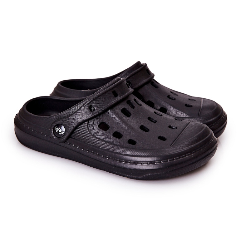 BEFADO S.A. Pánské pantofle Kroks Befado 154M002 Black černá