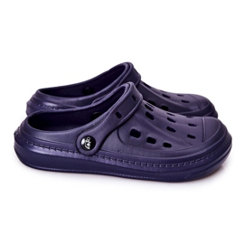 BEFADO S.A. Pánské pantofle Kroks Befado 154M003 Navy Blue námořnická modř