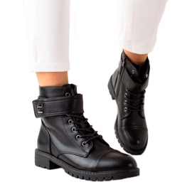 Cink Me Klasické šněrovací boty černý