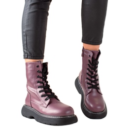 TRENDI Fialové Dělníci Na Platformě fialový