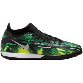 Kopačky Nike Phantom GT2 Academy Df Sw Ic M DM0720 003 zelená, vícebarevná zelený