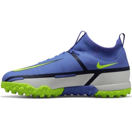 Kopačky Nike Phantom GT2 Academy Df Tf Jr DC0818 570 modrá, bílá, vícebarevná modrý Kopačky Nike Phantom GT2 Academy Df Tf Jr DC0818 570 modrá, bílá, vícebarevná modrý