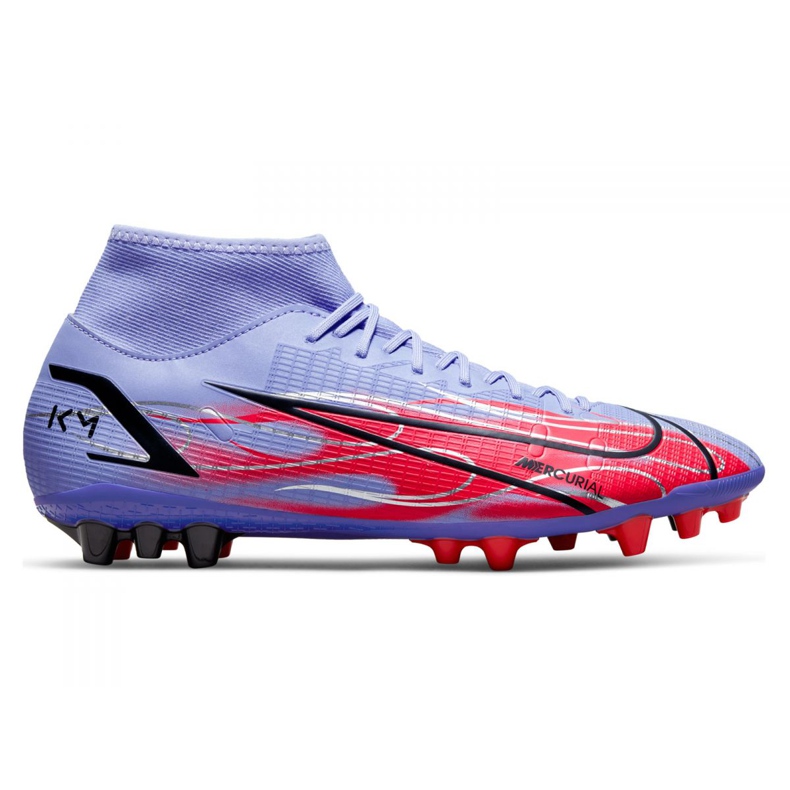Kopačky Nike Superfly 8 Academy Km Ag M DJ3984-506 vícebarevný fialový