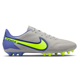 Kopačky Nike Tiempo Legend 9 Academy Ag M DB0627-075 šedá, modrá odstíny šedé