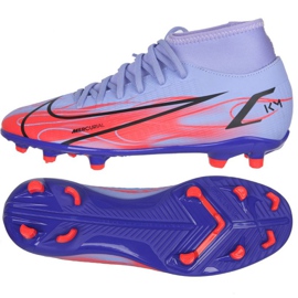 Kopačky Nike Mercurial Superfly 8 Club Km Mg M DB2856 506 růžová, fialová fialová