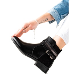 Lovit Boty s ozdobnými pruhy černý