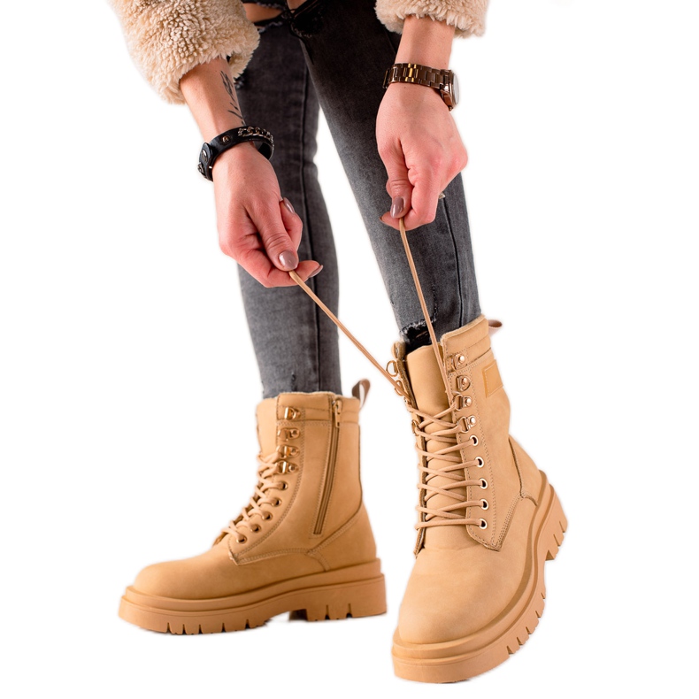 TRENDI Klasické velbloudí lovci hnědý