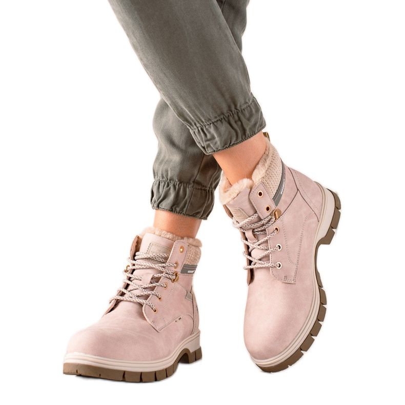 Goodin Pohodlné sportovní trapery růžový Goodin Pohodlné sportovní trapery růžový