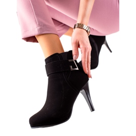 Camo Černé Boty Na Vysokém Podpatku černá