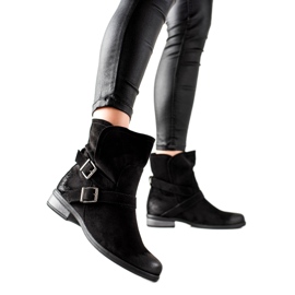 W. Potocki Nazouvací semišové boty Potocki černá W. Potocki Nazouvací semišové boty Potocki černá