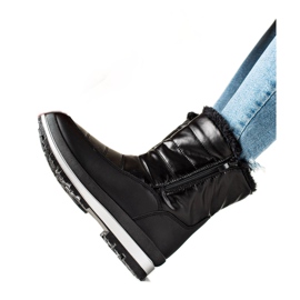 TRENDI Klasické Sněhule Na Zip černý