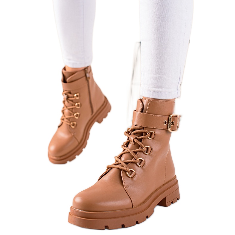 Sixth Sense Stylové lapače se sponou hnědý