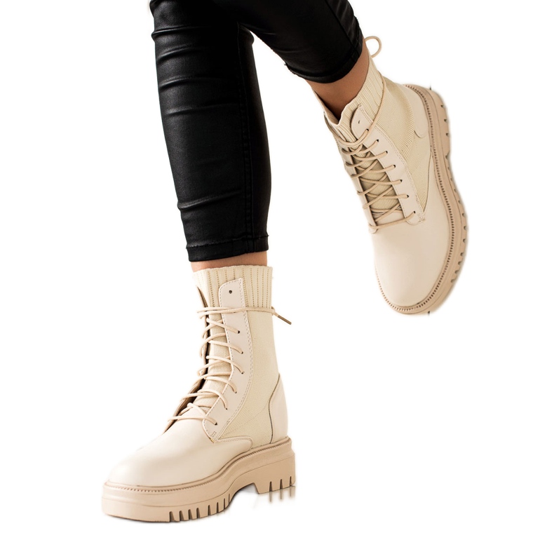 Seastar High Beige Trappers béžový