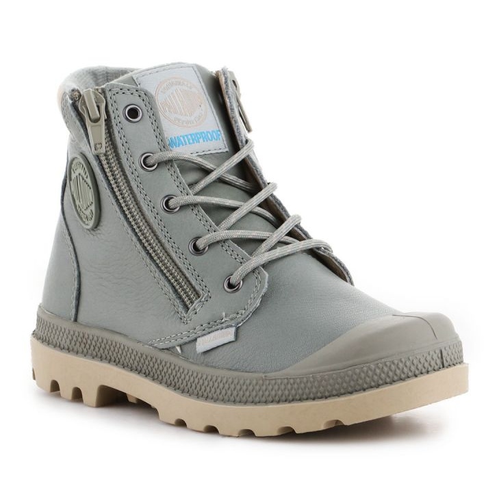 Boty Palladium Pampa Hi Cuff Wp 53476-344-M šedá