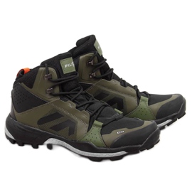 Vysoké trekové boty Filippo M PAW304B khaki černý zelený